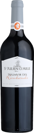 VIN ROUGE TRIUMVIR DES RIMBAUDS 2018